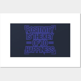 positivity is the key Posters and Art